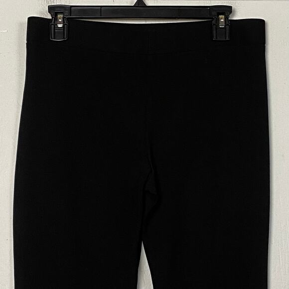 Chico's Black Faux Leather Front Pull On Leggings Size Small - Picture 3 of 6